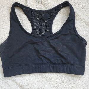 Black Racerback Sports Bra